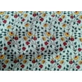 thumbnail image 4 of oneOone Cotton Poplin Fabric Leaves & Floral Block Printed Fabric 1 Yard 42 Inch Wide, 4 of 4