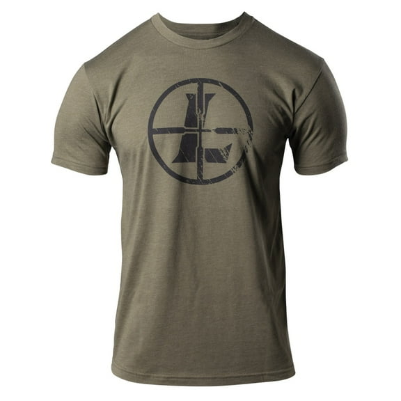 LEUPOLD Adult Male Distressed Reticle Military Green Tee, XXL (180252)