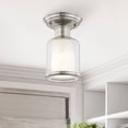 thumbnail image 3 of Livex Lighting - Middlebush - 1 Light Flush Mount in Traditional Style - 5.5, 3 of 8