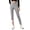 Light Grey, variant on Womens High Waist Plus Velvet Leggings - Leather-Look Elastic Slim Fit for Winter, Thermal Lined