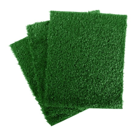PETMAKER Set of 3 Replacement Turf Grass Pee Pads - Puppy Essentials
