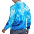 thumbnail image 6 of Haiem Blue Shell Patterned Men's Hoodie with Kangaroo Pocket - Ideal Pullover Sweatshirt for Daily Wear, Travel, and Home-X-Large, 6 of 7