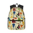 thumbnail image 1 of Easygdp Different Kind Of Guitars Mochila Casual para Portátil, Mochila para Escuela, Viajes, Negocios, 1 of 6
