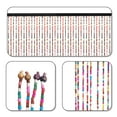thumbnail image 6 of IAJXWI 35" x 77" Rainbow Wooden Bead Door Curtain, Natural Wood Colorful Beaded String Hanging Doorway Divider for Doorway Porch Bedroom, 41 Strands, 6 of 9