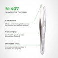thumbnail image 3 of NGHIA Slanted Blade Tweezer N-407, 3 of 5