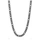 thumbnail image 1 of Matt Black Lara Cut Men s Stainless Steel Chain, 1 of 1