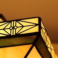 thumbnail image 4 of RADIANCE Goods Tiffany-Style 2 Light Mission Semi-Flush Ceiling Fixture 14" Shade, 4 of 8