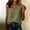*Army Green, variant on ClodeEU Women's Linen V Neck Sleeveless Pleated Tank Top,Casual Loose Summer Blouse Army Green,Women's Plus L