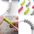 thumbnail image 3 of Sidaley 1/10 / 20x Universal Giro Espiral Cable Protector Seguro Funda para Todos Móvil Teléfono y Comunicación rosado, 3 of 6