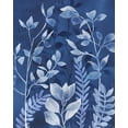 thumbnail image 2 of Grove, Beth 12x14 White Modern Wood Framed Museum Art Print Titled - Indigo Petals X, 2 of 4