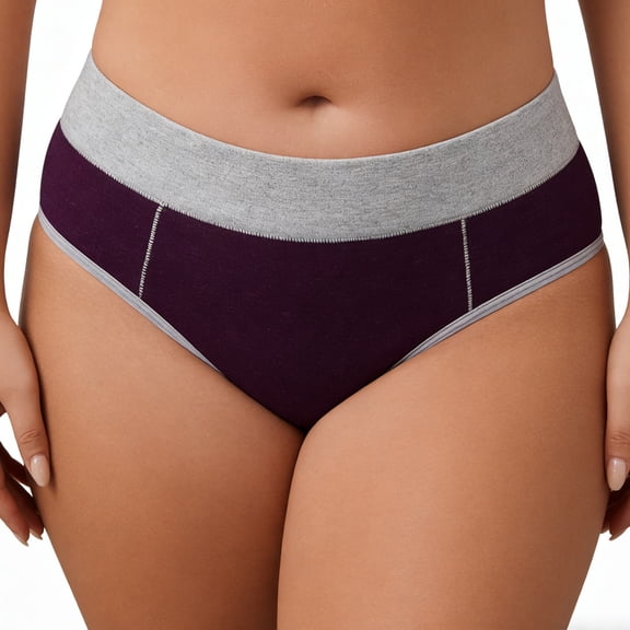 Admvng Panties for Women Plus Size Underwear Briefs, Size XL-5XL