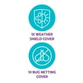 thumbnail image 3 of Parent's Choice Stroller Cover Protect Child from Rain, Snow, Wind, and Bugs, Unisex, 3 of 12