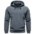 thumbnail image 3 of yillto Big and Tall Sweatshirts for Mens Fleece Thick Warm Fall Winter Hoodie Pullover Sweatshirt, 3 of 3