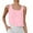 Pink99, variant on TANYSU Women's Linen Blend Casual Tank Tops Sleeveless Round Neck Button Up Shirt For Summer Comfortable Breathable Loose Fit U Neckline Solid Color Vests Relaxed Fit