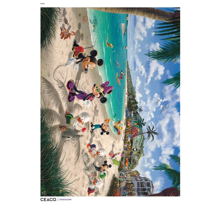Ceaco Thomas Kinkade Mickey and Minnie in Florida 1000-Piece