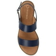 thumbnail image 5 of Journee Womens Lavine Multi Strap Flat Sandals, 5 of 9