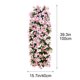thumbnail image 3 of Guirnalda de pared colgante de flores violetas artificiales para bodas, decoración del hogar y eventos, ramos reutilizables de seda de orquídeas y glicinas, 3 of 6