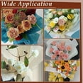thumbnail image 6 of 10 Sheets Flower Wrapping Paper 21x15.7inch Crepe Bouquet Wrapping Paper Peru V-shaped Pattern Wrinkled Bouquet Packaging Paper for Wedding Decor Florist Supplies Gift Packaging, 6 of 6