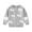 Gray, variant on Godderr Kid Baby Girl Print Cute Cardigan Long Sleeve V Neck Brushed Sweater V-Neck Toddler Outerwear