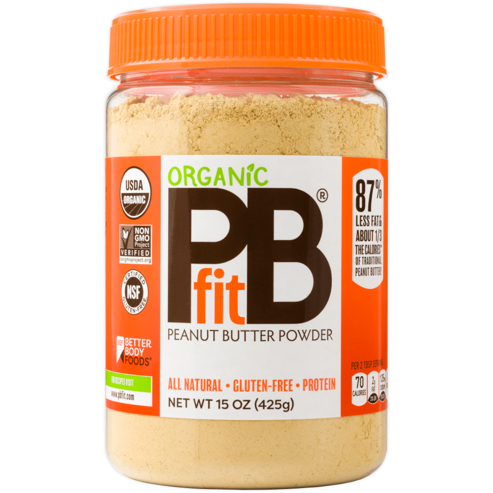 PBfit Organic AllNatural Peanut Butter Powder, 15 oz