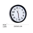 thumbnail image 2 of Silent Wall Clock, 10 Inch Modern Quartz Wall Clock with Large Numbers and Easy to Read Display, Battery Operated Decorative Clock for Living Room Kitchen Bedroom Office Home, 2 of 2