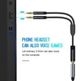thumbnail image 4 of 2 in 1 3.5mm Y Splitter Anti-interference Headphone Computer Audio Converter, 4 of 7