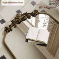 thumbnail image 5 of YVANLA 30"x42" Arched Vanity Bathroom Mirror Decorative Baroque Style Wall Mirror, Antique Bronze, 5 of 7