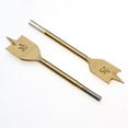 thumbnail image 4 of SENRISE Flat Wood Spade Drill Bit Hole Cutter Woodworking Carbon Steel Titanium Gold 6mm, 4 of 7