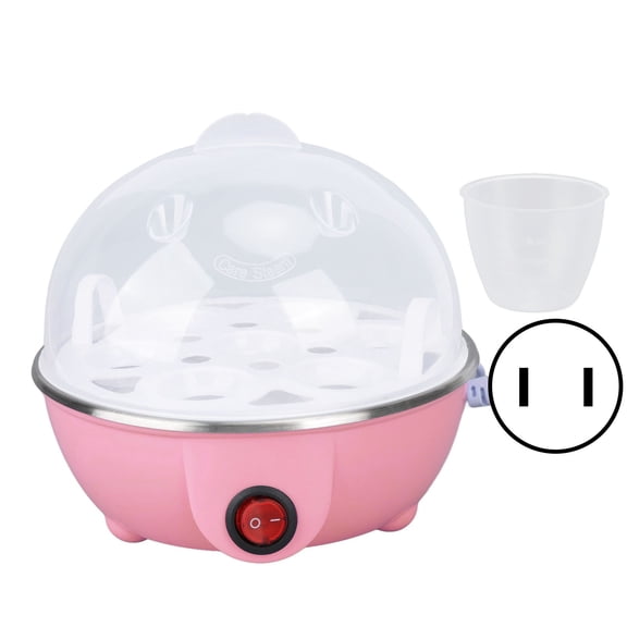 Egg cooker,egg cookware,up to 7 large boiled eggs,anti-drying,automatic power-off,egg heating plate,egg cookware PP,stainless steel material