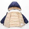 thumbnail image 5 of 2-6 Year old Kids Boys Girls Children Winter Warm Cotton Jacket Velvet Lining Coat Hooded Down Outerwear, 5 of 9