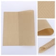 thumbnail image 2 of REGALWOVEN 6 Pack Place Mats, Placemats for Kitchen Dining Table Decor Heat Resistant Table Placemats Wipeable Table Mat Gold 18*12in, 2 of 7