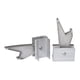 thumbnail image 2 of 2 piezas de cerraduras de escalera de extensión, piezas de mantenimiento antideslizantes de alta resistencia de aluminio, accesorios de repuesto Cola Cerraduras de escalera, 2 of 7
