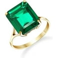 thumbnail image 1 of Natural Green Emerald Men's Ring 925 Sterling Silver Band Handmade Wedding Gift., 1 of 1