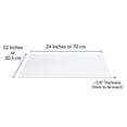 thumbnail image 2 of SimbaLux Acrylic Sheet Clear 12 x 24 Long Panel 1/8 Thick 3mm Plexiglass Board, Easy to Cut, 2 of 9