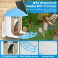 thumbnail image 5 of iMounTEK Solar Smart Bird Feeder with Camera, 2K HD, Auto Capture Bird Videos, Free AI Identify, App Notify, Ideal Gift for Bird Lover, 5 of 8