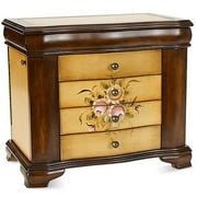 Floral Hand Painted Jewelry Box