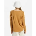 thumbnail image 3 of Billabong Women's Anyday Relaxed Fit French Terry Long Sleeve Henley Top Shirt (X-Large, Cosmic Khaki), 3 of 4