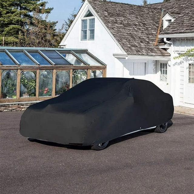 LAICAIW Indoor Car Cover Custom Fit Stretch Soft Fabric Compatible with TVR Griffith (Black)