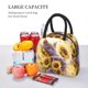 thumbnail image 5 of Easygdp Daisy Sunflower Lazy Cat Bolsa de Almuerzo Insulada Grande, Forro de Aluminio, Diseño Espacioso, a Prueba de Fugas, Ideal para Trabajo, Picnics, Viajes y Actividades al Aire Libre, 5 of 6