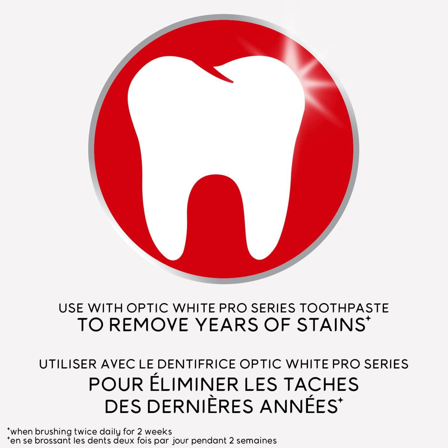 Optic White Pro Series Charcoal Manual Toothbrush for Adults- 2 Pack, COL OW Pro Charcoal 2pk