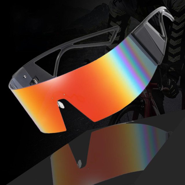 de terre de de moda, protección cuadrada porizada, de antideslumbrantes, protección para pesca, ejercicio, , , rojo Yinane Gafas de ciclismo