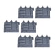 thumbnail image 4 of Valla de imitación de piedra para jardín, 6 piezas, impermeable, fácil de instalar y ligera. Gris, 4 of 9