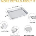 thumbnail image 2 of CUITING Baking Sheet with Wire Rack Set 16” x 12” - Single Set w/ Half Sheet Pan & Stainless Steel Oven Rack for Cooking, 2 of 8