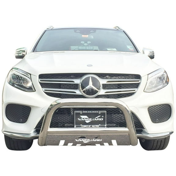 VGUBG-0904-1161SS 3 inch Stainless Steel Bull Bar with Skid Plate