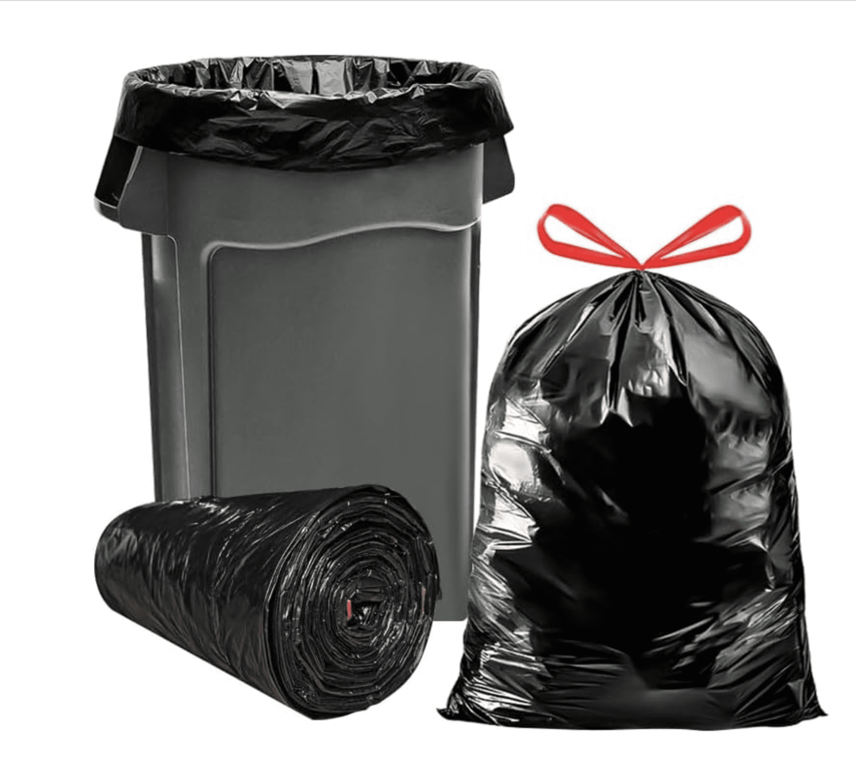 Berkley Jensen Stretchflex Drawstring Trash Bags, 90 ct./33 gal