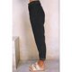 thumbnail image 5 of Pantalones Casuales de Cintura Alta y Pierna Recta para Mujer, Holgados y Cómodos, con Bolsillos Negro XXL, 5 of 6