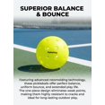 thumbnail image 2 of Pelotas de pickleball papaking Premium para exterior, 40 orificios, paquete de 4, 2 of 9