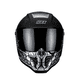 thumbnail image 1 of Casco Integral Black Pearl Bandit Negro Plata Mate Dot Ece Talla XL, 1 of 6