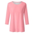 thumbnail image 5 of Women's t Shirts Spring Tops for Women Fashion Casual Short Sleeve Printed Summer Round Neck Blouse Tee Shirt, 5 of 5