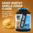 thumbnail image 4 of BPI Sports ISO HD Isolate Protein Powder – 100% Whey Isolate, Protein Powder for Muscle Gain - Vanilla Cookie, 4.8 LBS - 70 Servings, 4 of 8